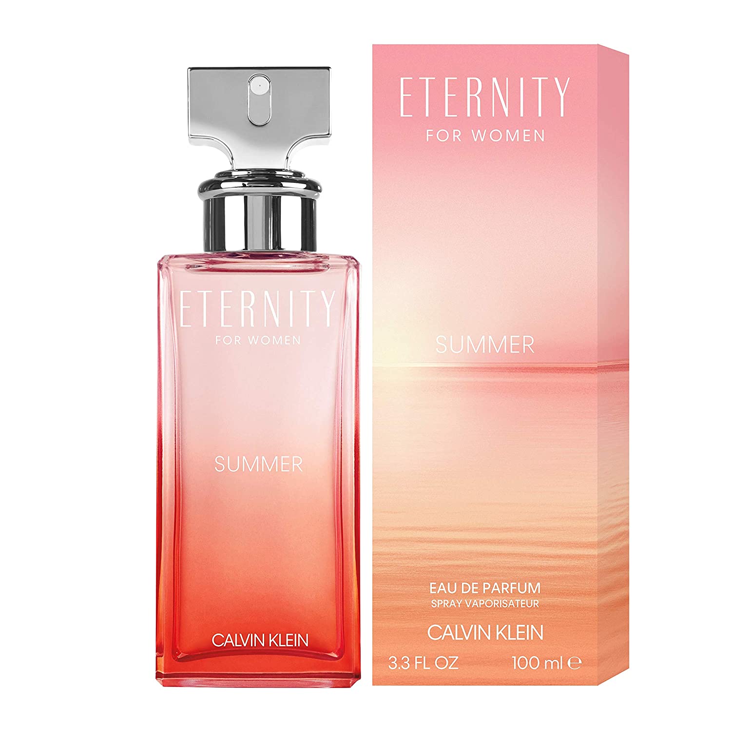 Calvin Klein Eternity Summer 2020 Women Perfume/Cologne For Women Eau de Toilette 3.4 Oz Edt