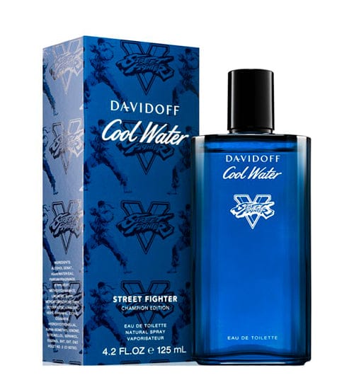 Davidoff Cool Water Street Fighter Champion Summer Men’s Perfume/Cologne For Men Eau de Toilette 4.2 oz Edt