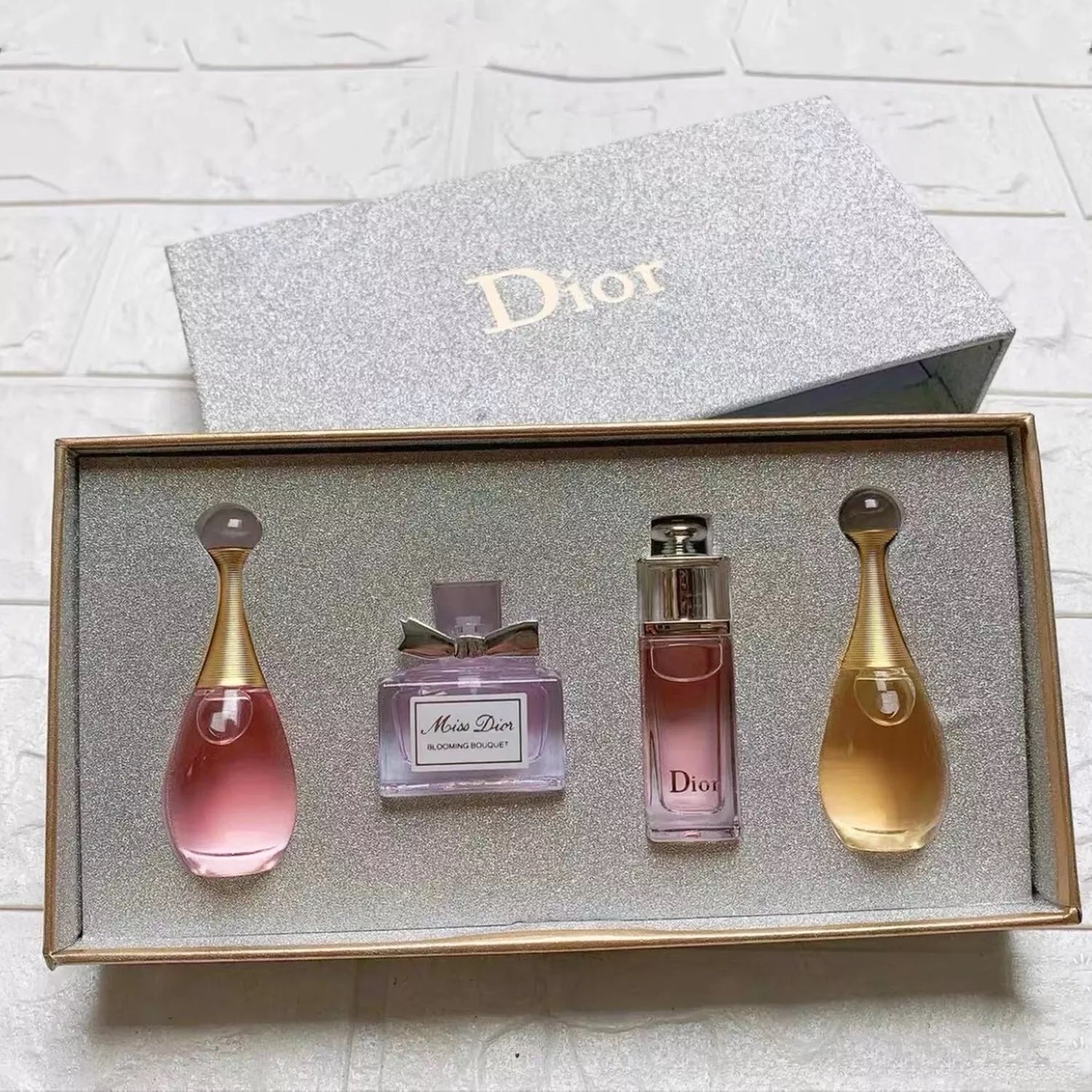 Christian Dior Parfum Miniature Frangrances  - 4x5ml - Birthday, Valentine's Day, Anniversary, Holiday, Wedding Gift Set