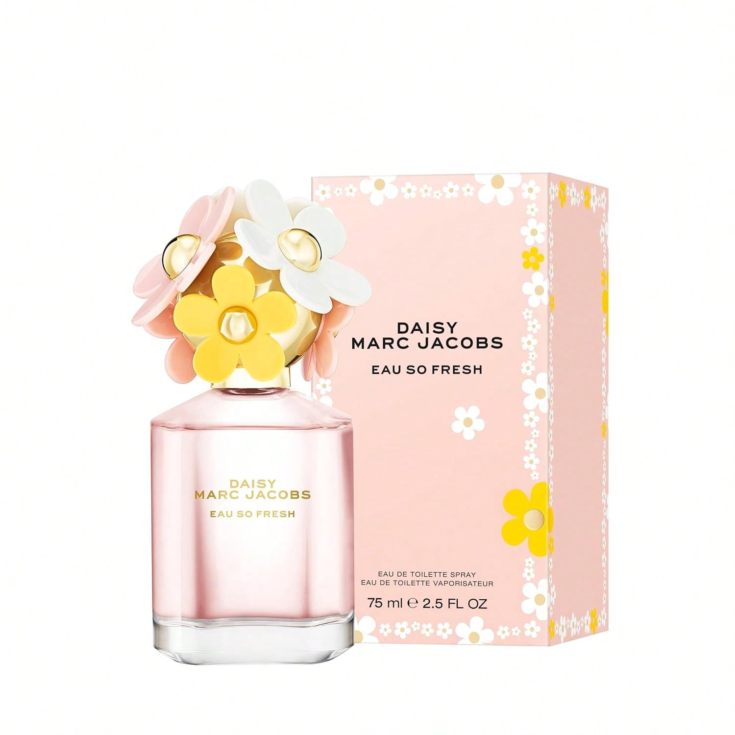 Marc Jacobs Daisy Eau So Fresh Eau de Toilette – Fresh Floral Women's Perfume – With Notes of Raspberry, Wild Rose, Grapefruit & Soft Musks - 75ml/2.5fl.oz
