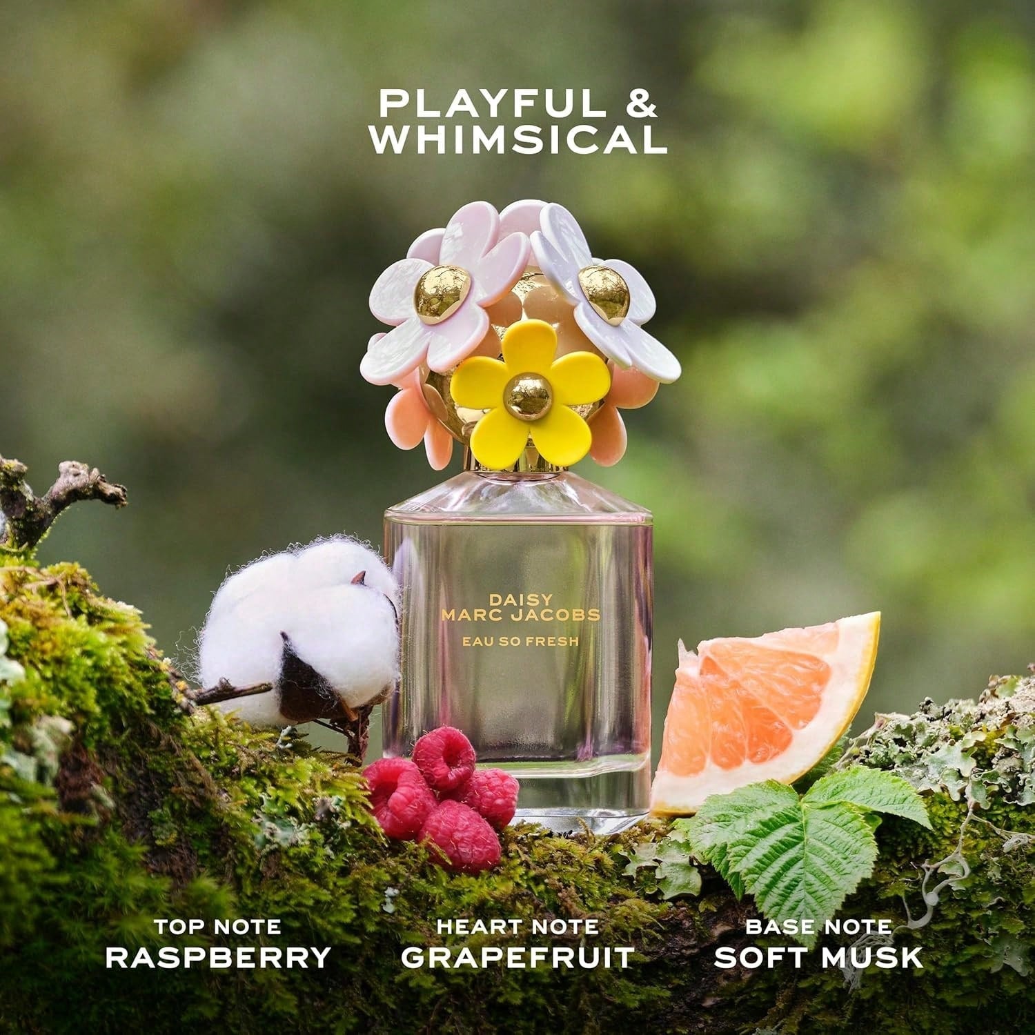 Marc Jacobs Daisy Eau So Fresh Eau de Toilette – Fresh Floral Women's Perfume – With Notes of Raspberry, Wild Rose, Grapefruit & Soft Musks - 75ml/2.5fl.oz