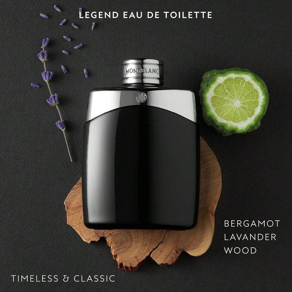 Montblanc Legend Eau de Toilette - Men's Fragrance - Fresh & Fougere - With notes of Bergamot, Jasmine & Sandalwood - 100ml/3.3floz