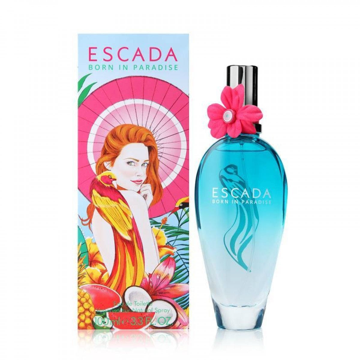 Escada Born In Paradise Perfume For Women Eau De Toilette  Spray 3.3 Oz / Gift Set 3.3 oz