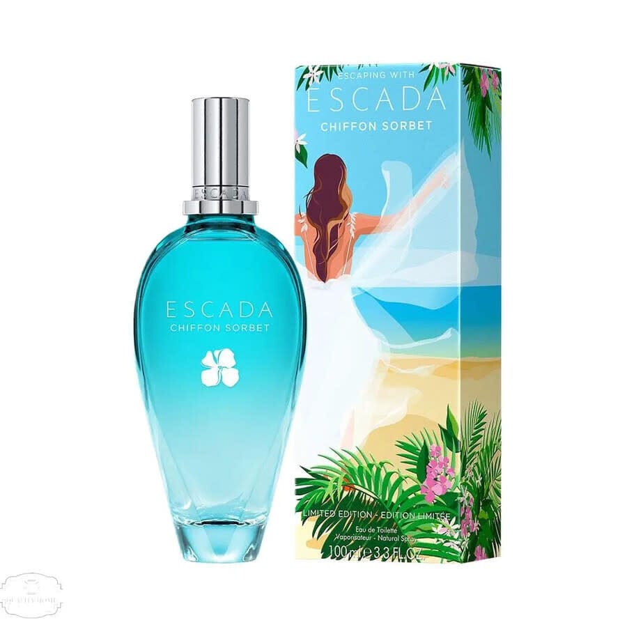 Escada Chiffon Sorbet Women’s Perfume/Cologne For Women Eau de Toilette 3.4 oz Edt