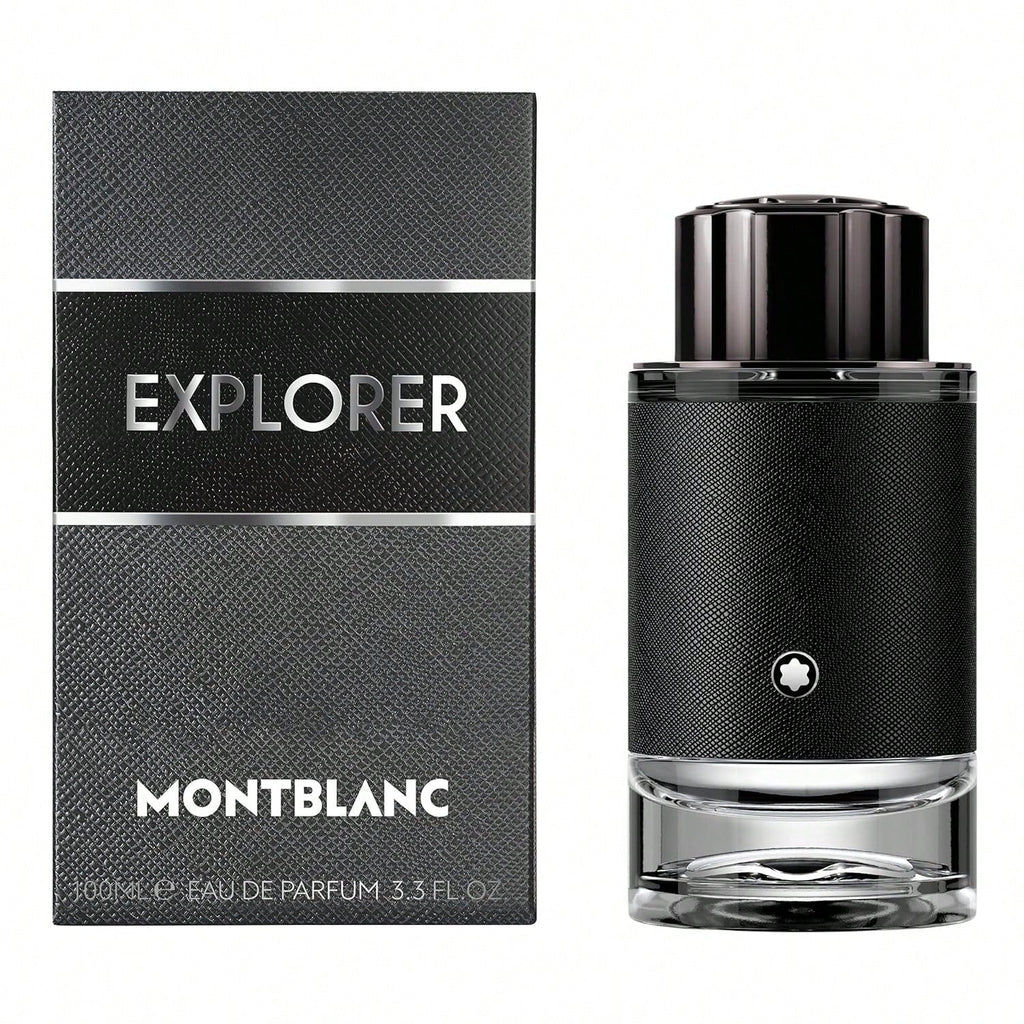 Montblanc Explorer Eau de Parfum - Men's Fragrance - Woody Leathery Aromatic - With notes of Bergamot, Vetiver & Patchouli - 100ml 3.3floz