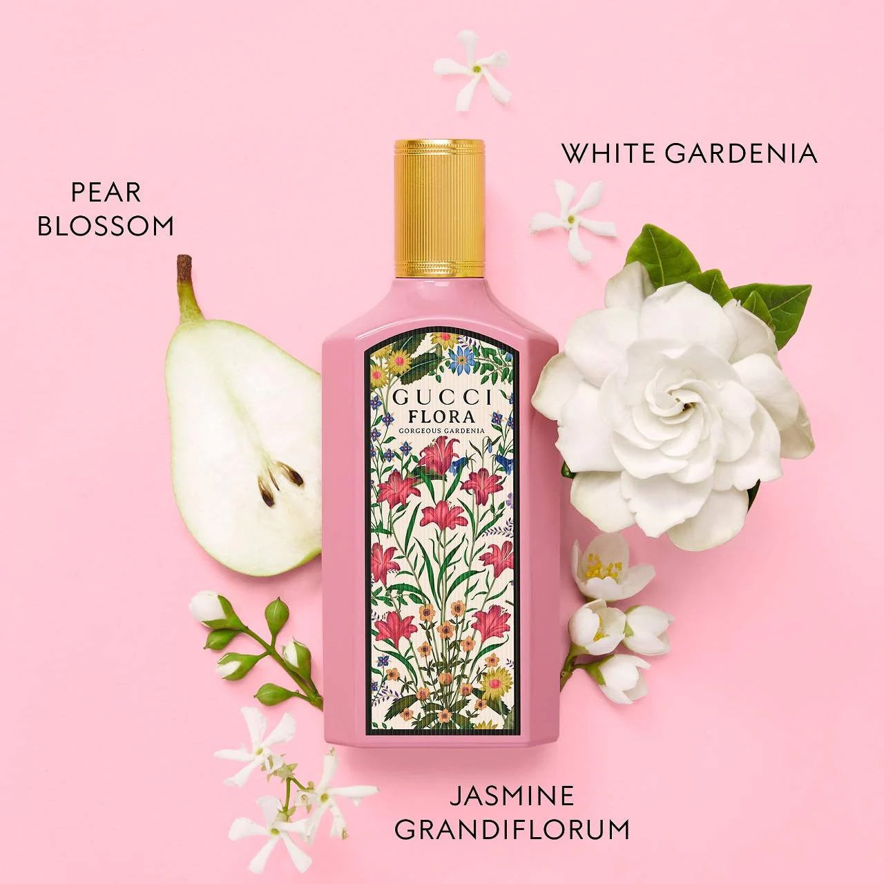 Gucci Flora Gorgeous Gardenia Eau de Parfum with Pear and Brown Sugar - 100ml