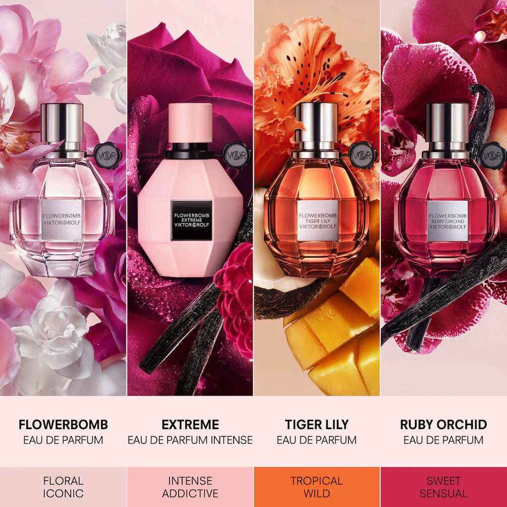 Viktor&Rolf Flowerbomb Eau de Parfum with Vanilla & Jasmine - 100ml/3.4fl.oz