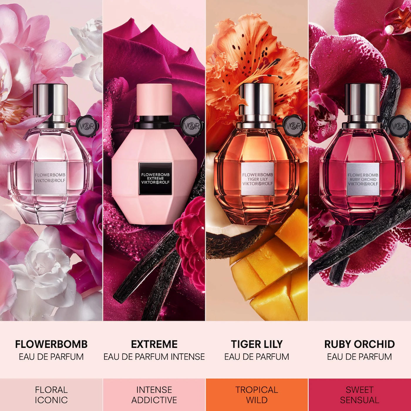 Viktor&Rolf Flowerbomb Eau de Parfum with Vanilla & Jasmine - 100ml/3.4fl.oz