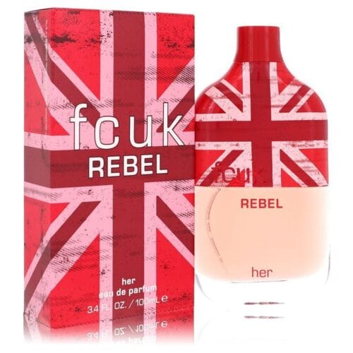 French Connection FCUK Rebel Her For Women/Cologne For Women Eau de Parfum 3.4 Oz Edp