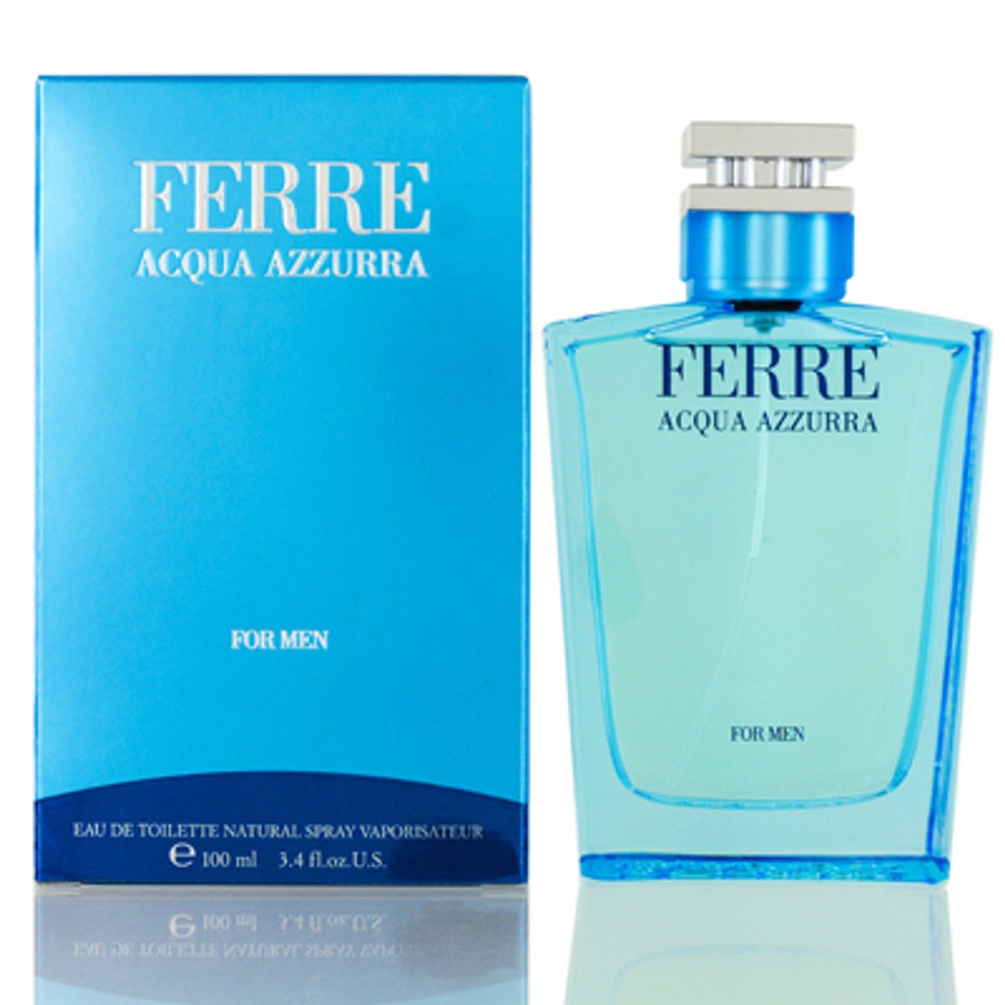 Gianfranco Ferre Acqua Azzurra Men’s Perfume/Cologne For Men Eau de Toilette 3.4 oz Edt
