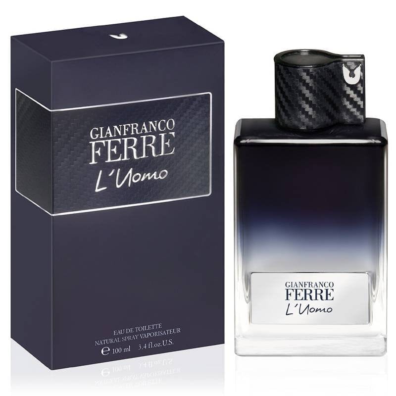 Gianfranco Ferre L'Uomo Perfume For Men/Cologne For Men Eau De Toilette 3.4 oz Edt