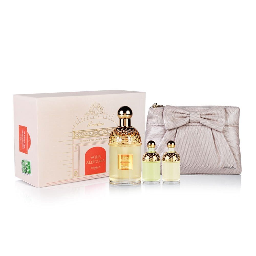 Guerlain Aqua Allegoria Pamplelune Gift Set Perfume For Women Eau De Toilette Spray 4.2 Oz