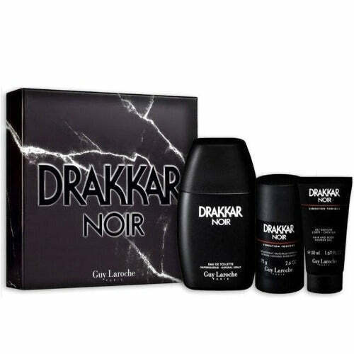 Guy Laroche Drakkar Noir Men’s Perfume/Cologne For Men Eau de Toilette 1.0 oz / 1.7 oz / 3.4 oz / 6.7 oz/ Gift Set 3.4 oz Edt