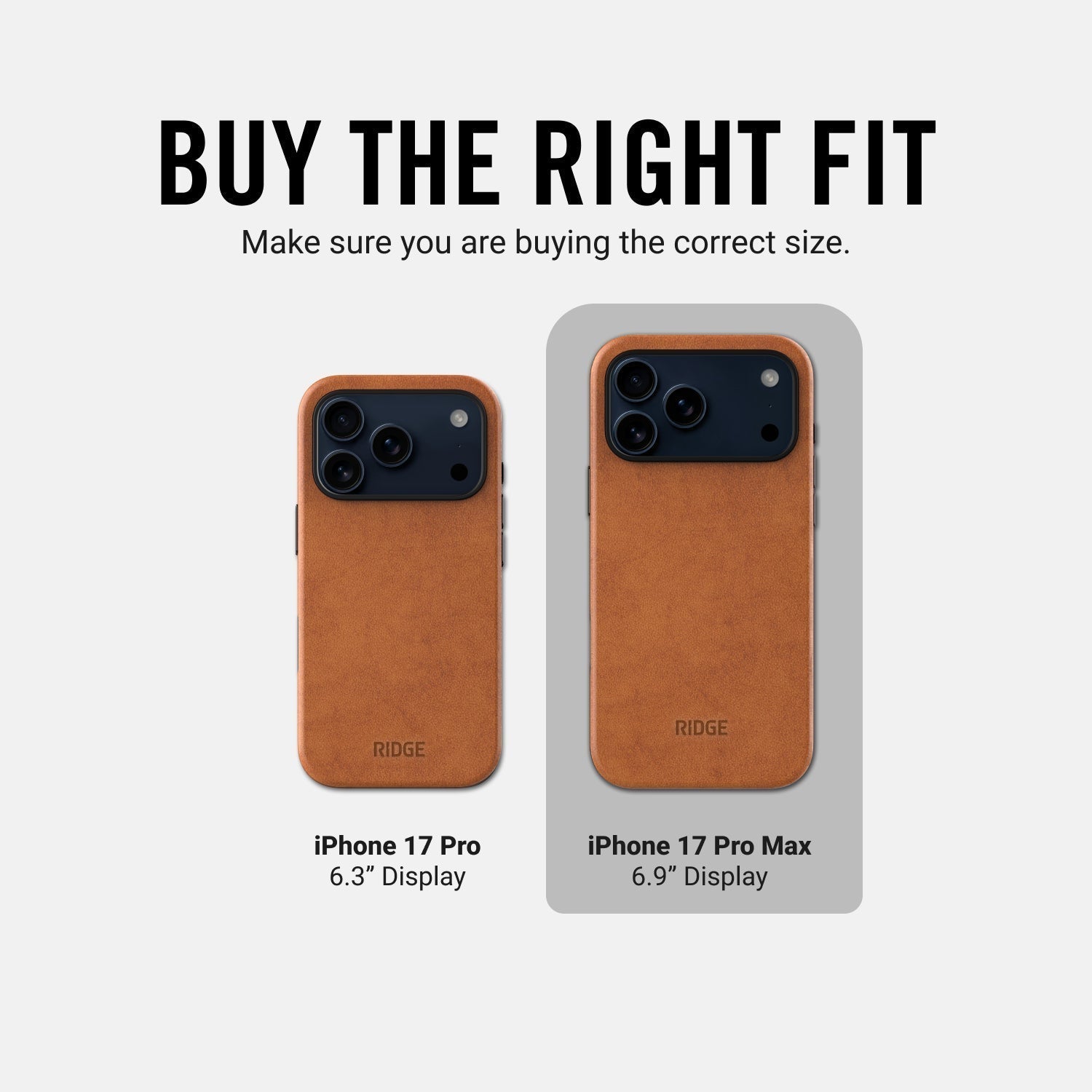 Everyday Phone Case - iPhone 17 Pro Max - Tobacco Brown