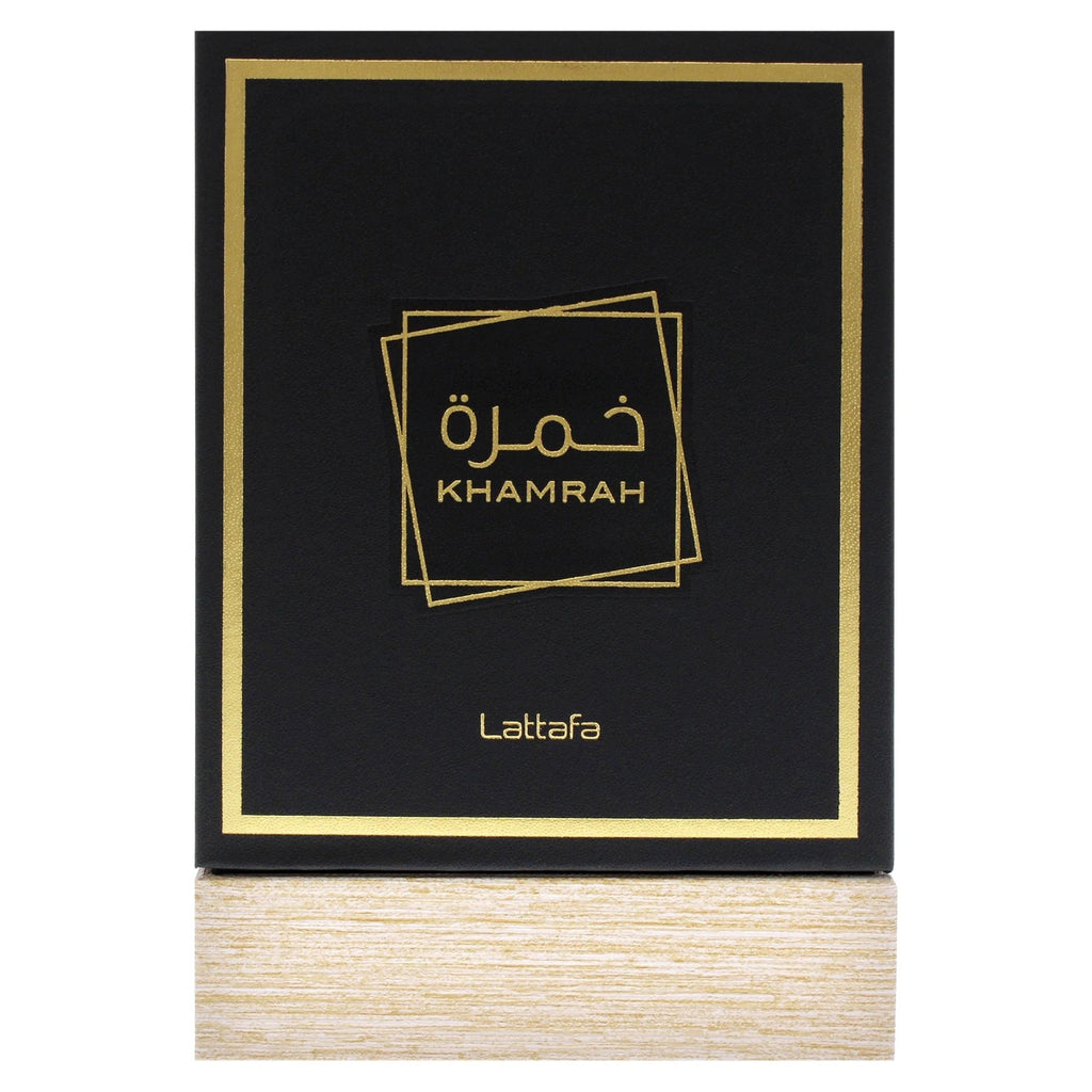 Lattafa Khamrah Eau De Parfum  - Long-Lasting Arabic Perfume for Men & Women -Spicy, Sweet & Woody Scent -100ml/3.4 Fl Oz