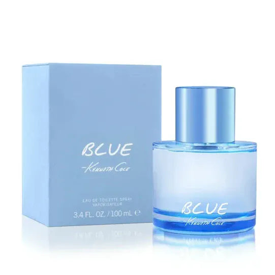 Kenneth Cole Blue Men’s Perfume/Cologne For Men Eau de Toilette 3.4 oz Edt