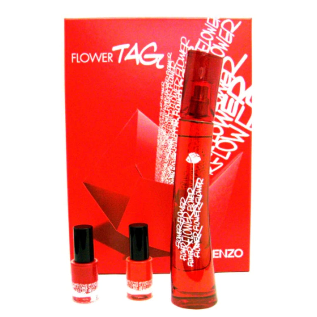 Kenzo Flower Tag  Women’s Perfume/Cologne For Women Eau de Toilette 1.7 oz / 3.4 oz / Gift Set 1.7 oz / Gift Set 3.4 oz Edt