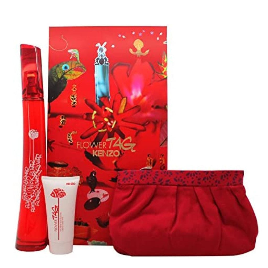 Kenzo Flower Tag  Women’s Perfume/Cologne For Women Eau de Toilette 1.7 oz / 3.4 oz / Gift Set 1.7 oz / Gift Set 3.4 oz Edt
