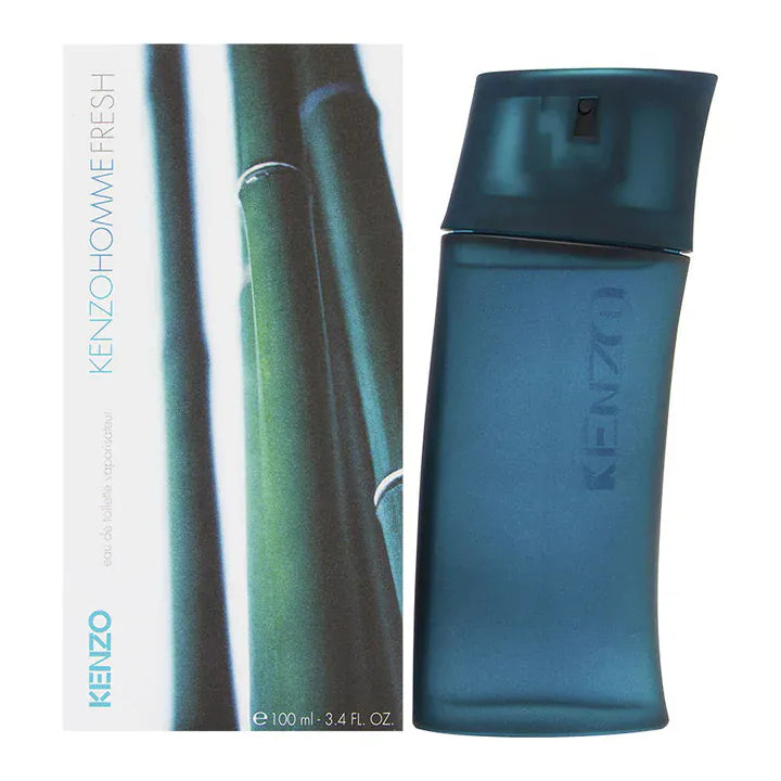 Kenzo Homme Fresh For Men/Cologne For Men Eau de Toilette 3.3 Oz Edt