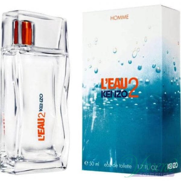 Kenzo  L'Eau 2 Kenzo pour Homme Men’s Perfume/Cologne For Men Eau de Toilette 3.4 Oz Edt