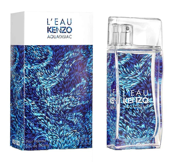 Kenzo L'Eau Kenzo Aquadisiac pour Homme Perfume For Men/Cologne For Men Eau de Toilette 1.7 Oz Edt