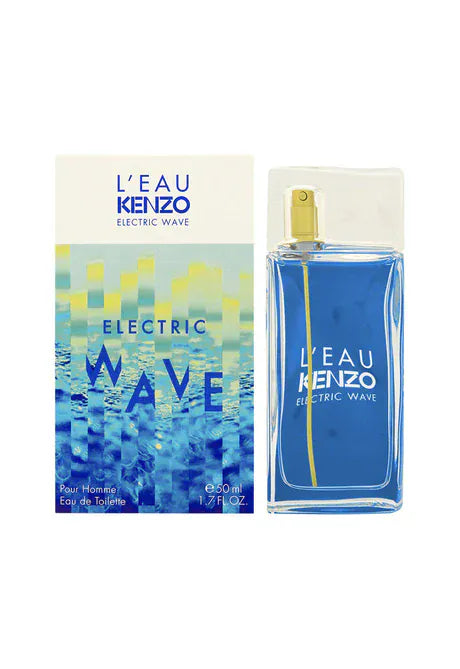 Kenzo L'Eau par Kenzo Electric Wave pour Homme Perfume For Men/Cologne For Men Eau de Toilette 1.7 Oz Edt