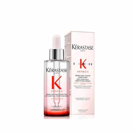 Kerastase Genesis Hair Serum | Daily Strengthening Treatment for Weak or Damaged Hair | Nourishes and Reinforces Hair | Anti-Breakage | Silicone-Free | For Weakened Hair | Serum Fortifiant 30ml
