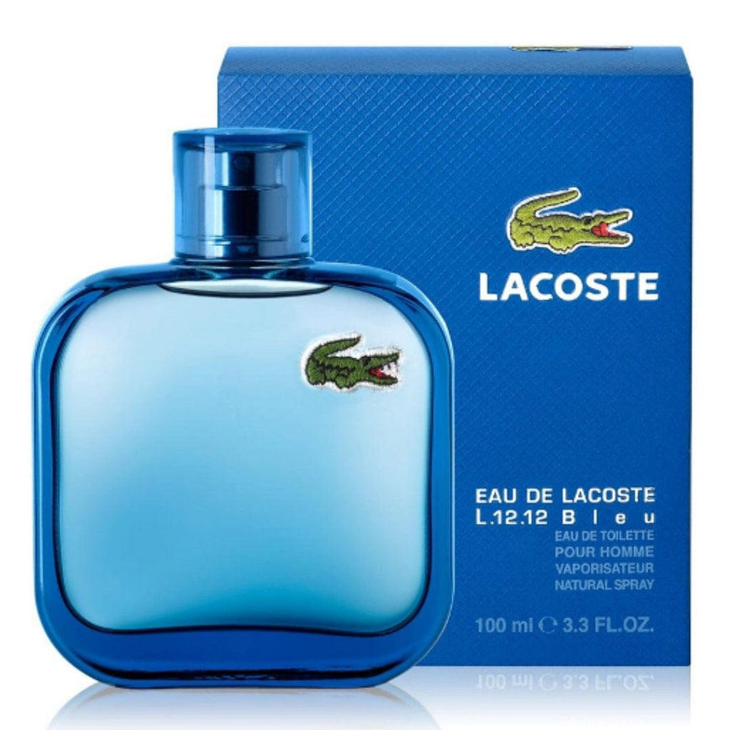 Lacoste Eau de Lacoste L.12.12. Blue Men’s Perfume/Cologne For Men Eau de Toilette 3.3 Oz Edt