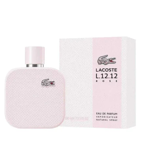 Lacoste L.12.12 Eau de Parfum Rose For Her Women’s Perfume/Cologne For Women Eau de Parfum 1.6 oz / 3.3 Edp