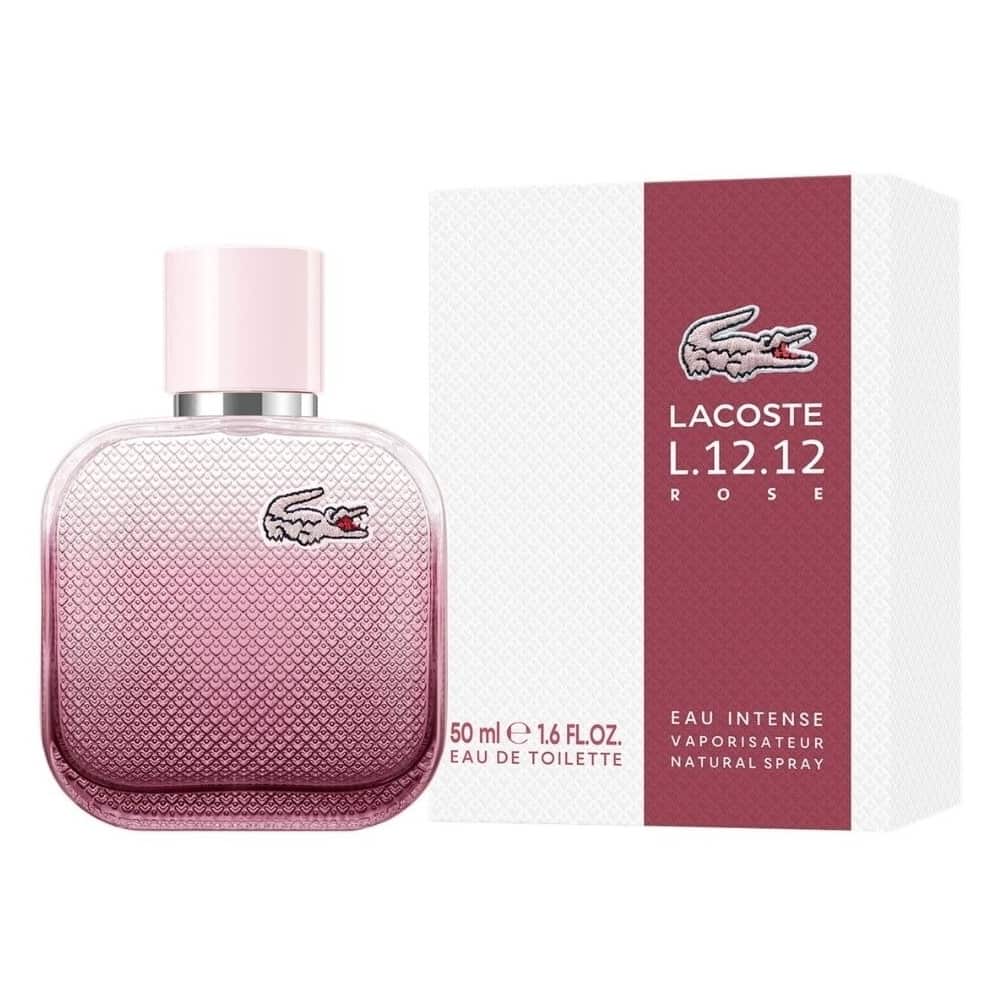 Lacoste L.12.12. Rose Eau Intense Women’s Perfume/Cologne For Women Eau de Toilette 3.3 oz Edt