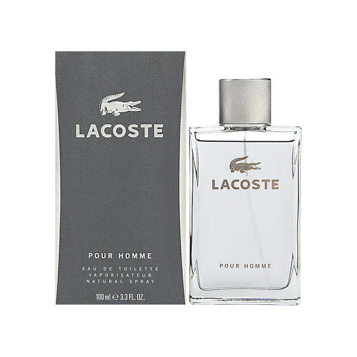 Lacoste Pour Homme Men’s Perfume/Cologne For Men Eau de Toilette 1.6 oz / 3.3 Oz Edt
