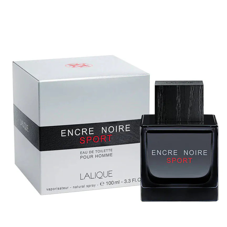 Lalique Encre Noire Sport Men's Perfume/Cologne For Men Eau de Toilette 3.3 oz Edt