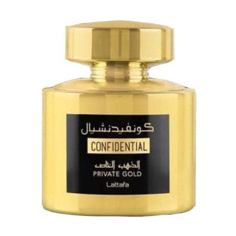 Lattafa Confidential Private Gold 3.4 oz edp