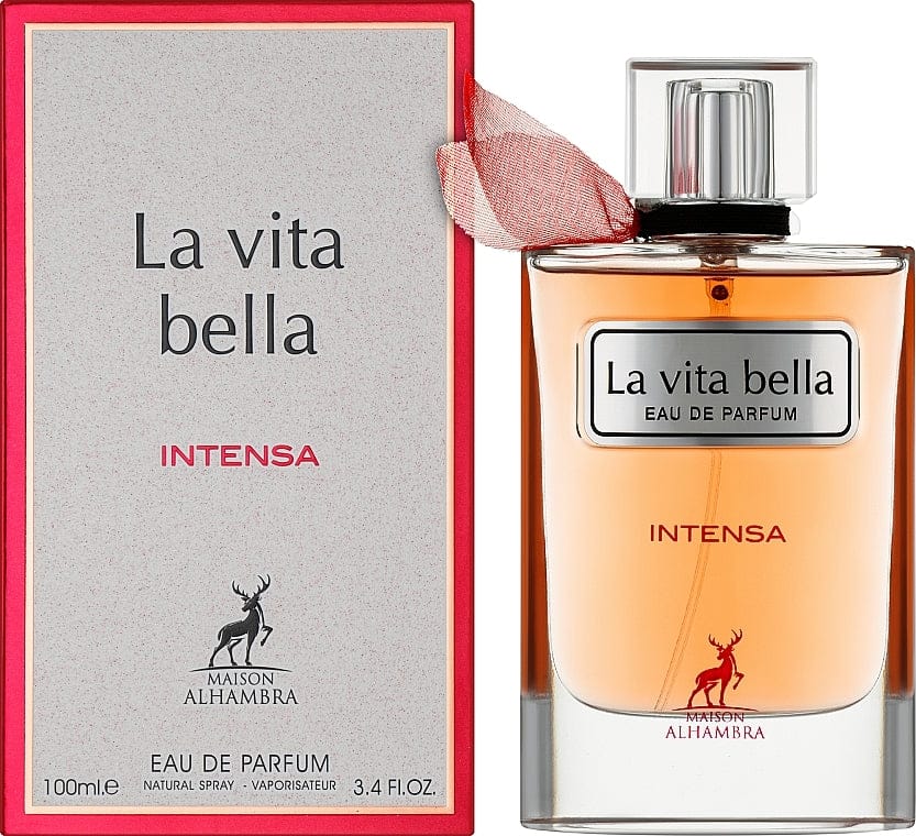 Lattafa Maison Alhambra La Vita Bella Intensa Women’s Perfume/Cologne For Women Eau de Parfum 3.4 oz Edp