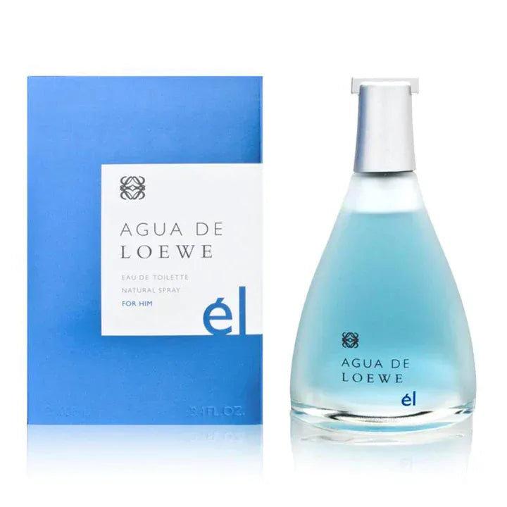 Loewe Agua de Loewe El For Men Perfume/Cologne For Men Eau de Toilette 3.4 Oz Edt