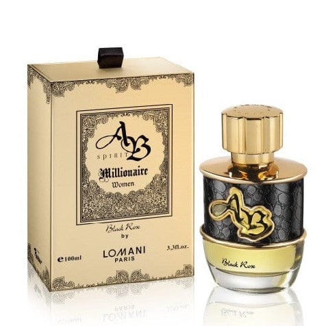 Lomani AB Spirit Millionaire Black Rose Women’s Perfume/Cologne For Women Eau de Parfum 3.3 oz Edp