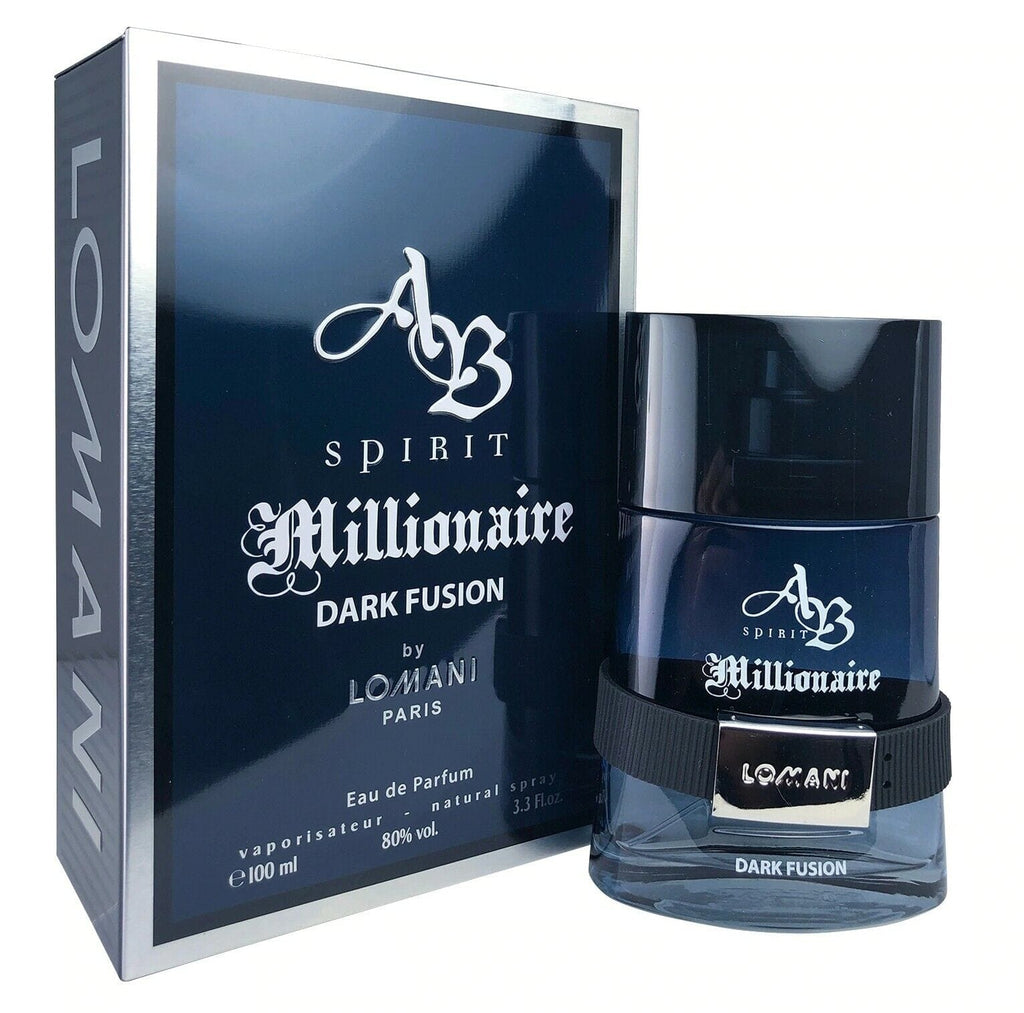 Lomani AB Spirit Millionaire Dark Fusion Men’s Perfume/Cologne For Men Eau de Parfum 3.3 oz / Gift Set 3.3 oz Edp