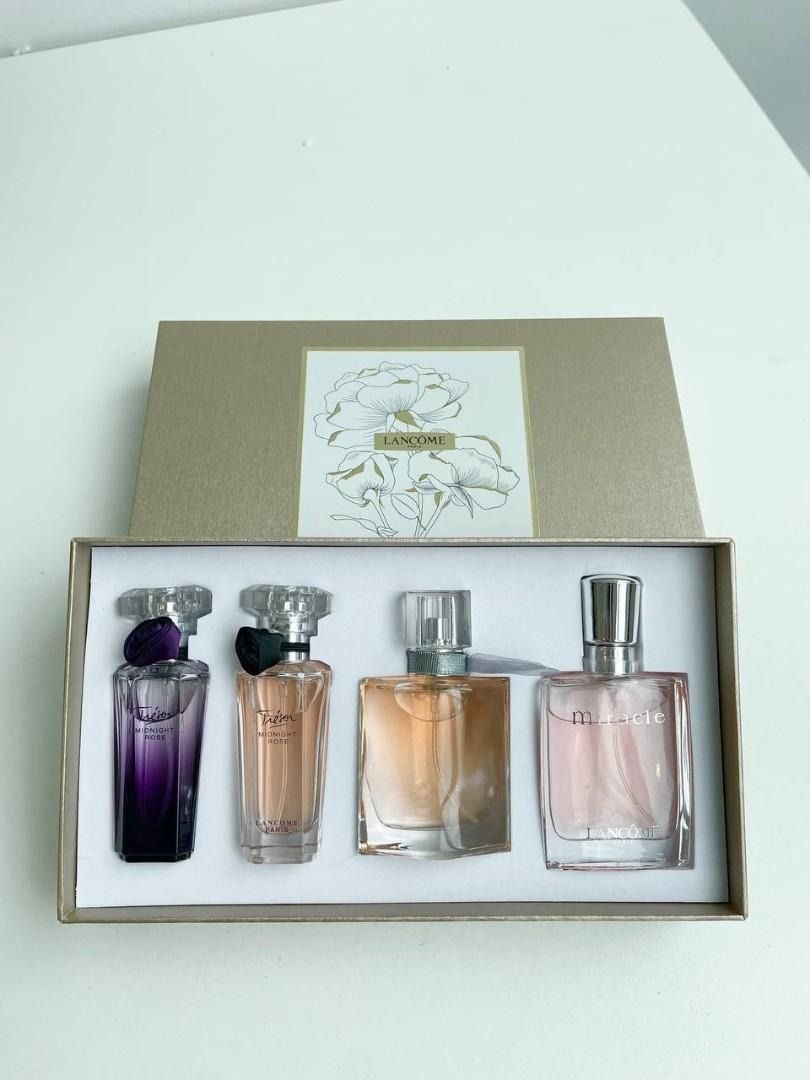 Lancome perfume gift set 4X30ml - Birthday, Valentine's Day, Anniversary, Holiday, Wedding Gift Set