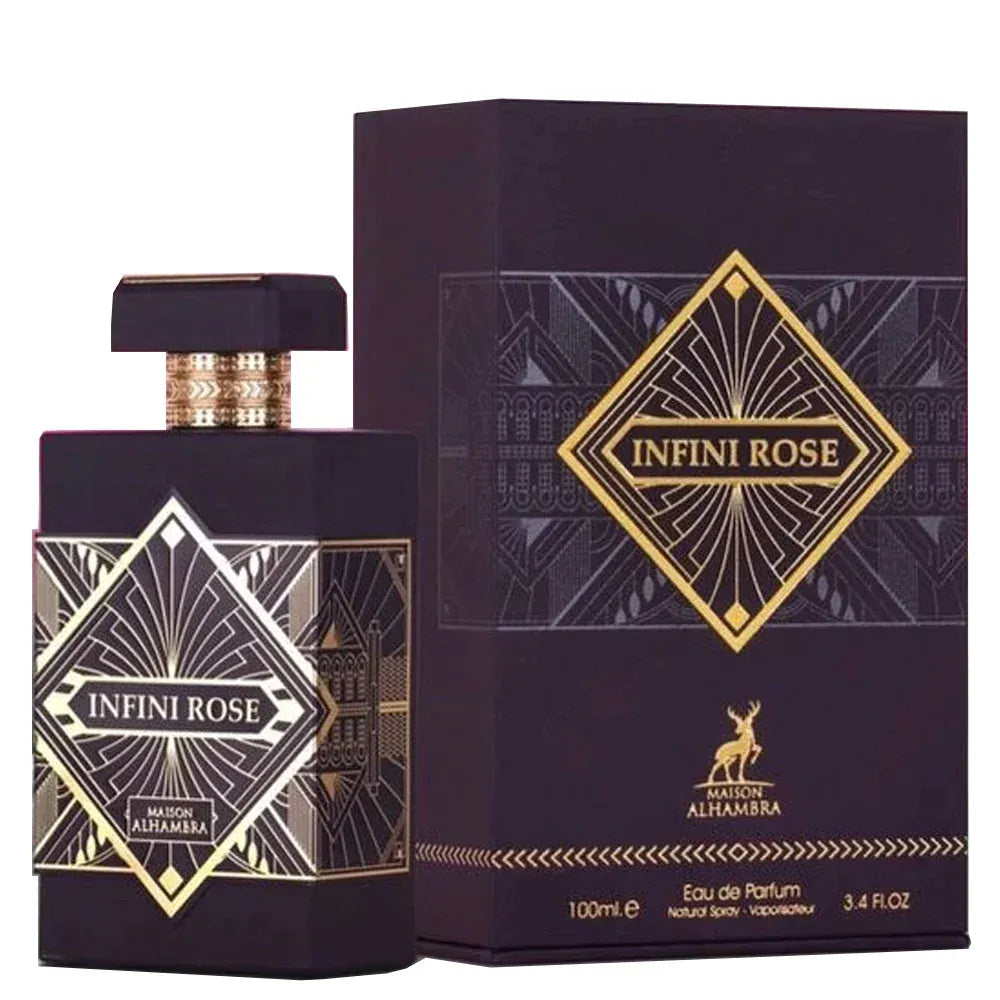 Maison Alhambra Infini Rose Women’s Perfume/Cologne For Women Eau de Parfum 3.4 oz Edp
