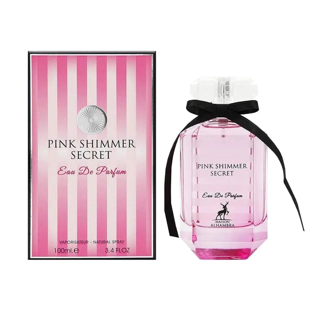 Maison Alhambra Pink Shimmer Secret Eau De Parfum Women's Perfume/Cologne For Women Eau de Parfum 3.4 oz Edp
