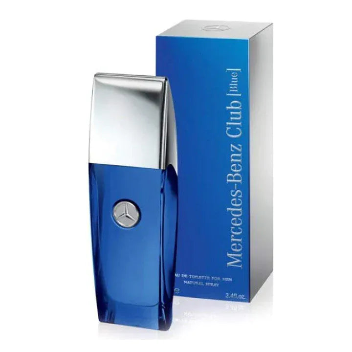 Mercedes Benz Club Blue Men’s Perfume/Cologne For Men Eau de Toilette 3.4 Oz Edt