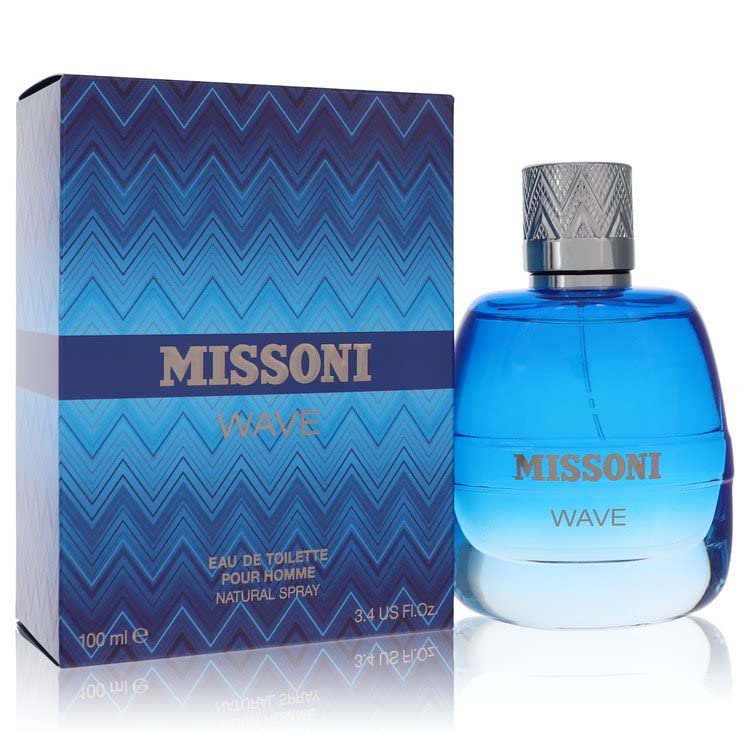 Missoni Wave Men’s Perfume/Cologne For Men Eau de Toilette 3.4 oz / Gift Set 3.4 oz Edt