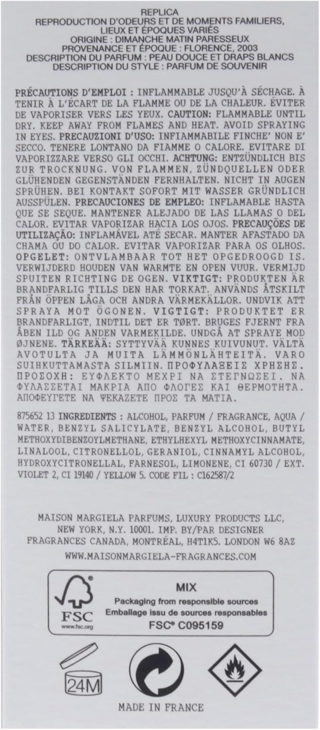 Maison Margiela Replica Lazy Sunday Morning Eau de Toilette 100ml