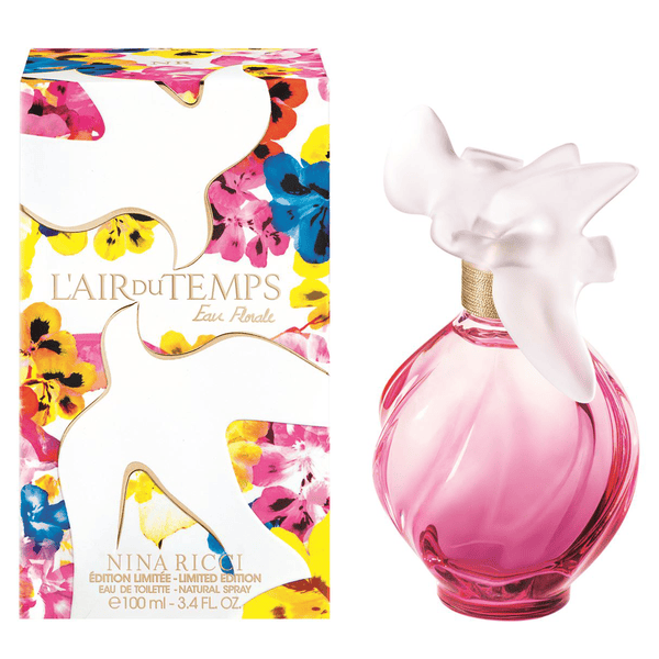 Nina Ricci L'Air Du Temps Eau Florale Perfume For Women Eau De Toilette 3.4 oz Edt