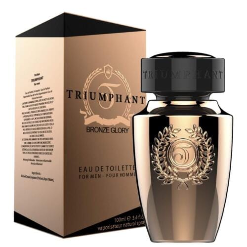 Nu Parfums Triumphant Bronze Glory Men’s Perfume/Cologne For Men Eau de Toilette 3.4 oz Edt