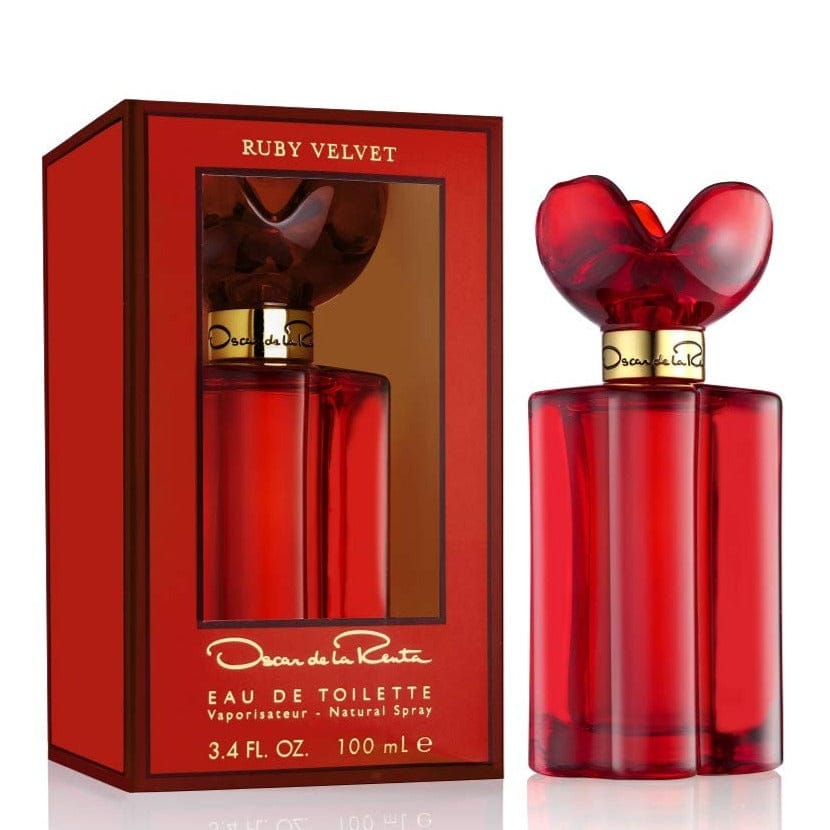 Oscar de la Renta Ruby Velvet For Her Eau de Toilette Spray 3.4 Oz