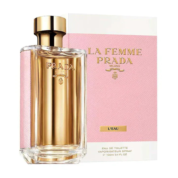 Prada La Femme L'Eau Women's Perfume/Cologne For Women Eau de Toilette 3.4 oz Edt