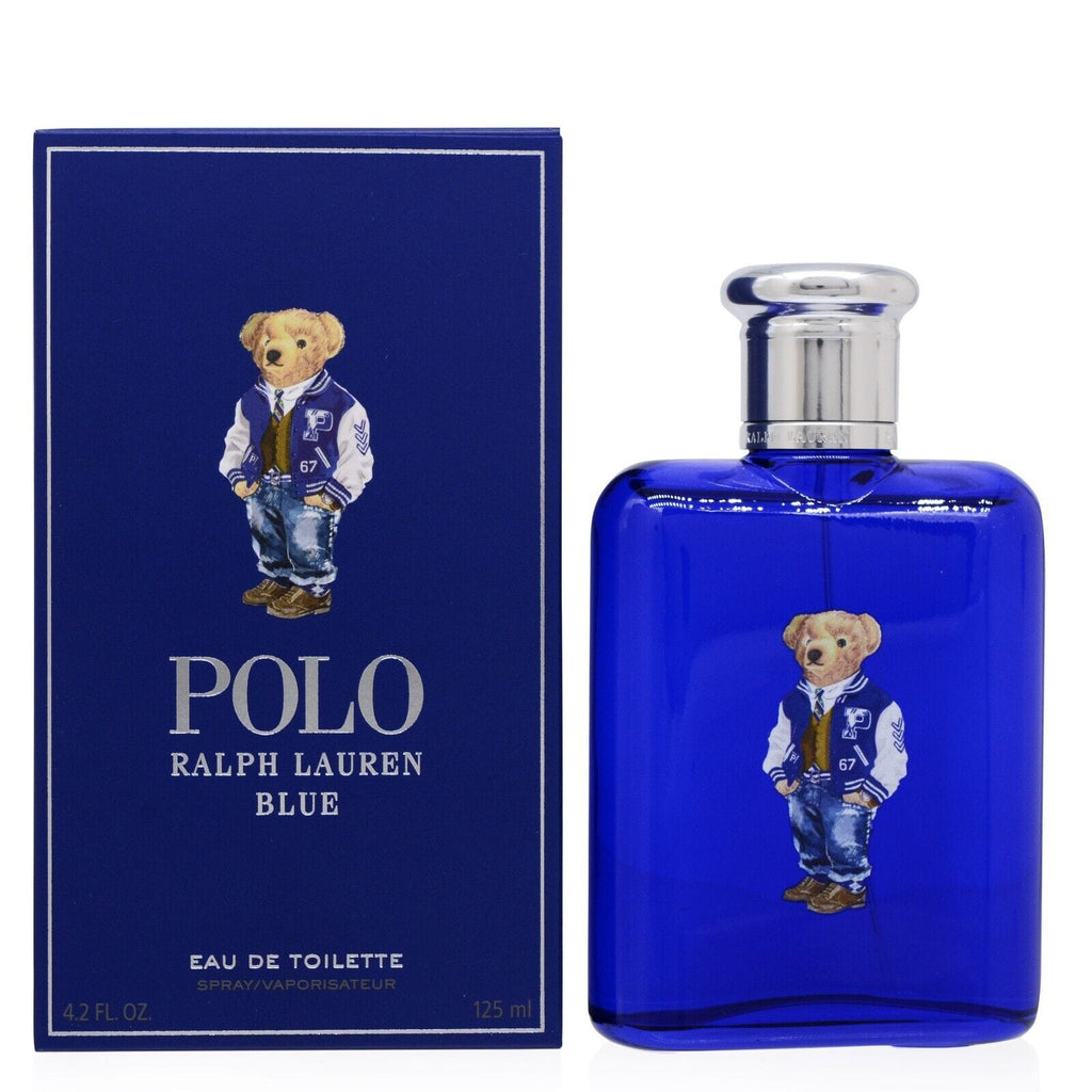 Ralph Lauren Holiday Bear Edition Polo Blue Men’s Perfume/Cologne For Men Eau de Toilette 3.4 oz Edt