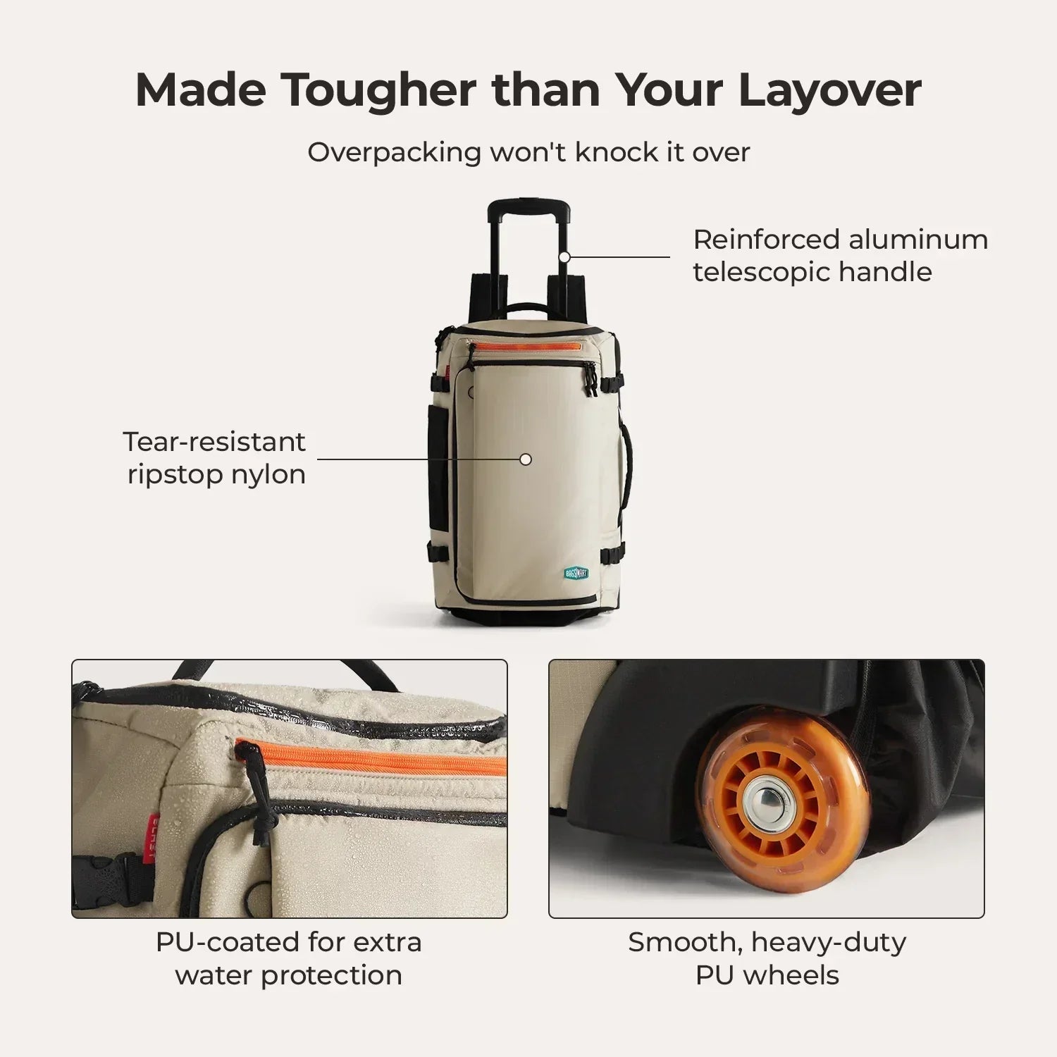 Blast 43L Roller Backpack