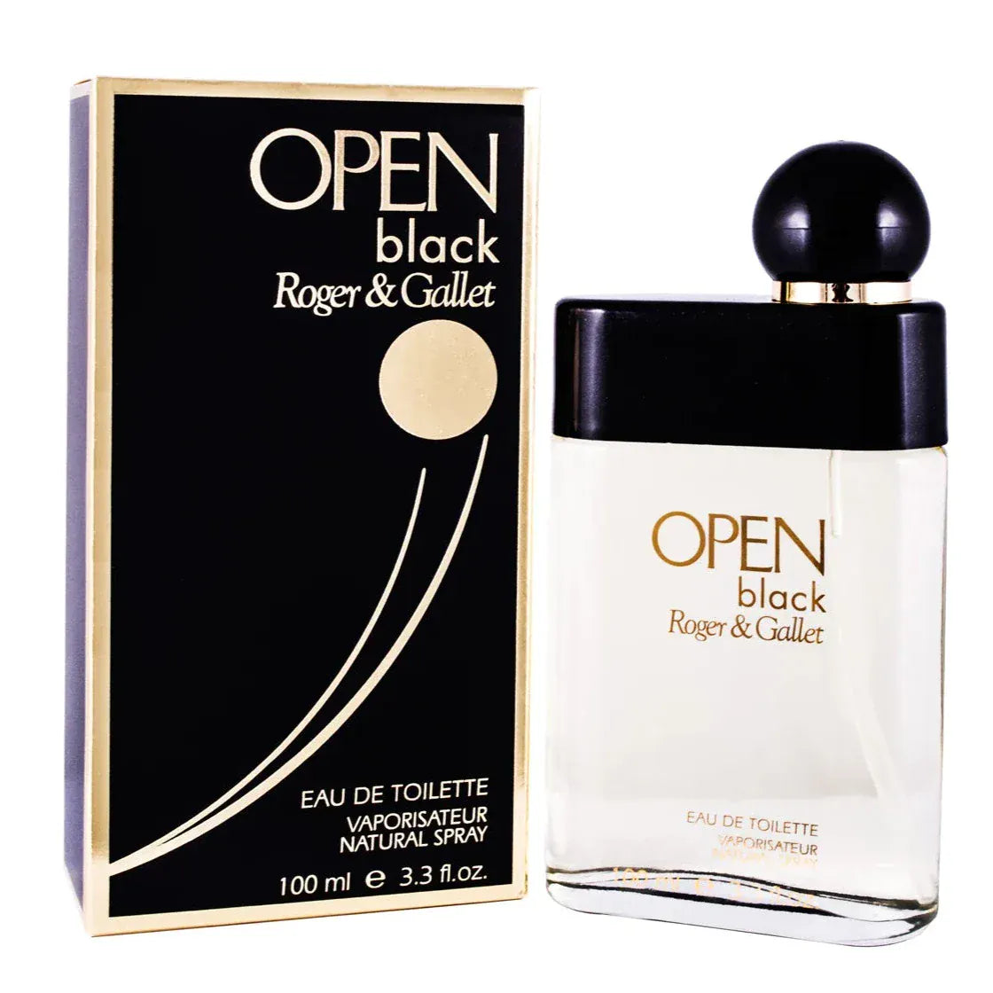Roger & Gallet Open Black Men’s Perfume/Cologne For Men Eau de Toilette 3.3 oz Edt